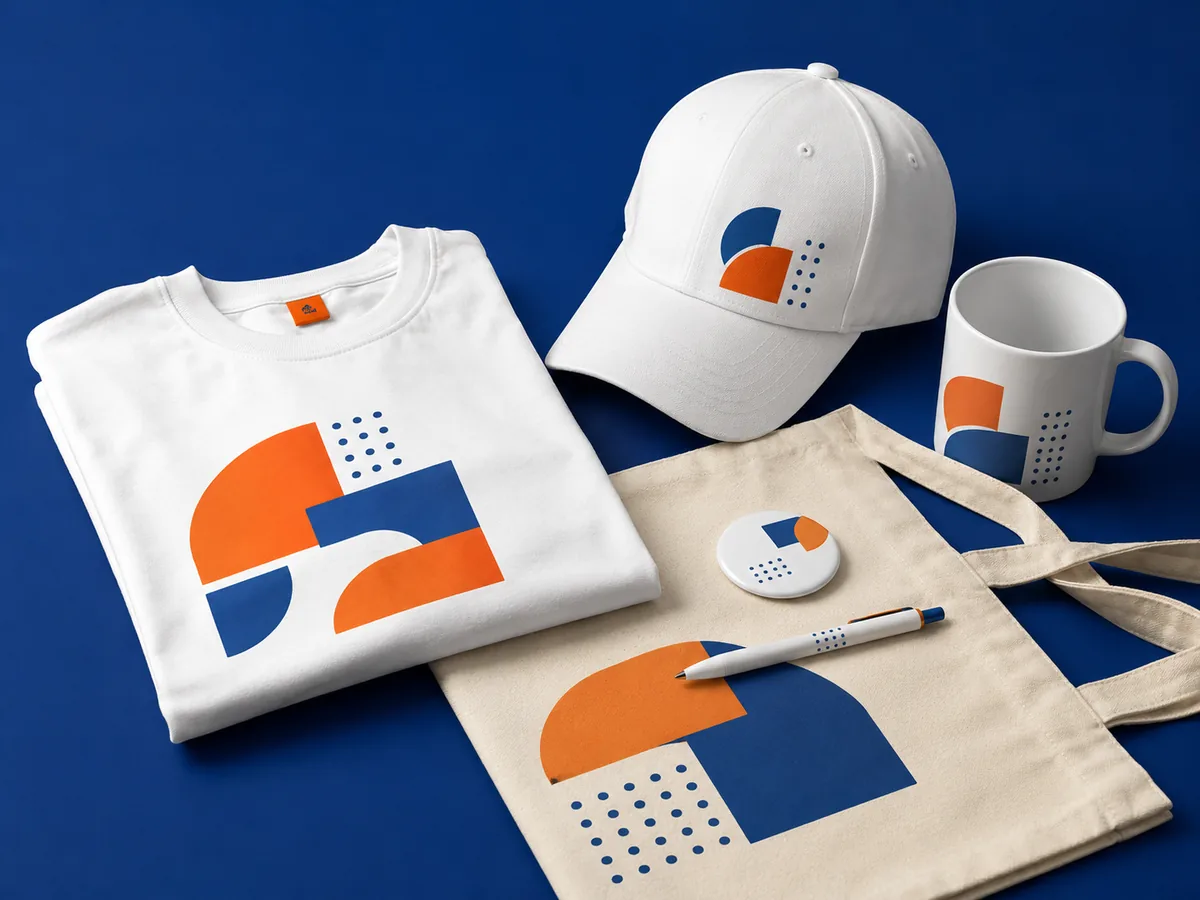 Custom branded T-shirts and merchandise