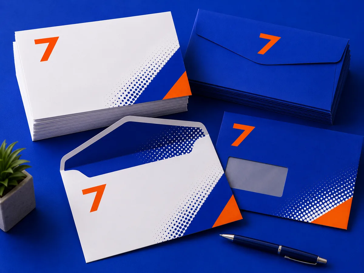 Custom printed G7 envelopes