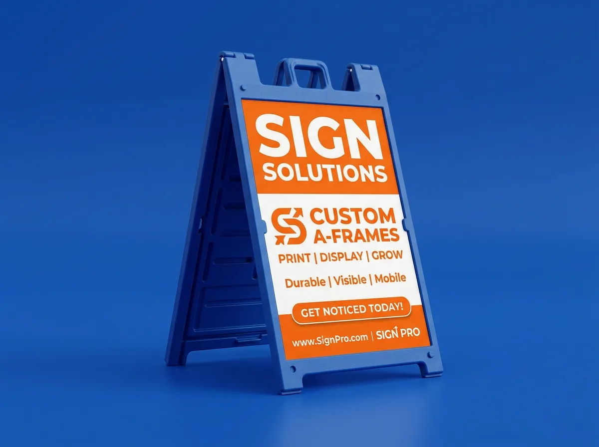 Custom Signicade A-frame sidewalk sign