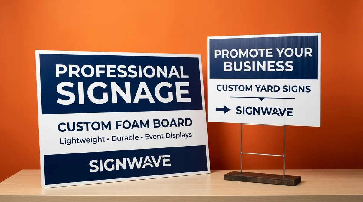 Professional custom business signs