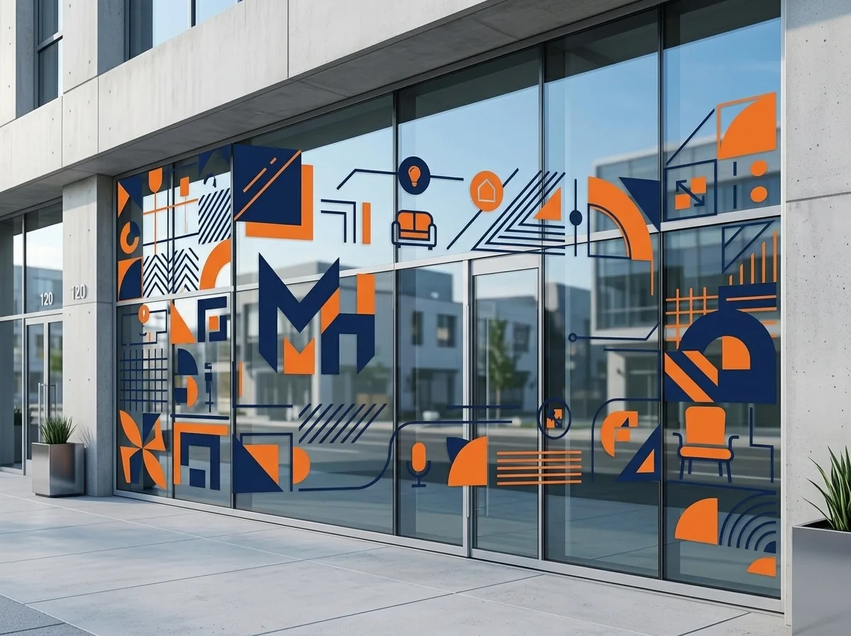 Custom storefront window graphics